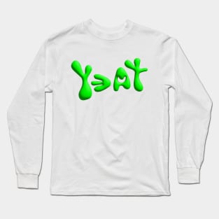 Yeat 3D liquid text vintage Long Sleeve T-Shirt